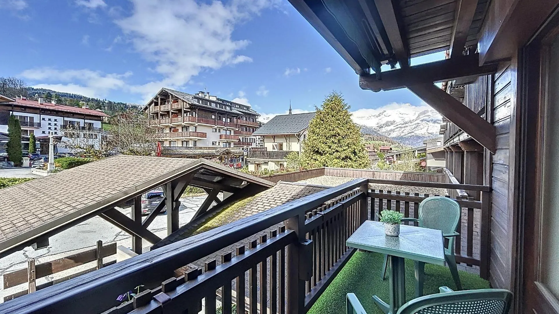 Appartement 2P Avec Balcon Au Centre De Combloux, Parking, Wifi, Proche Commodites - Fr-1-560-128 Apartment Combloux